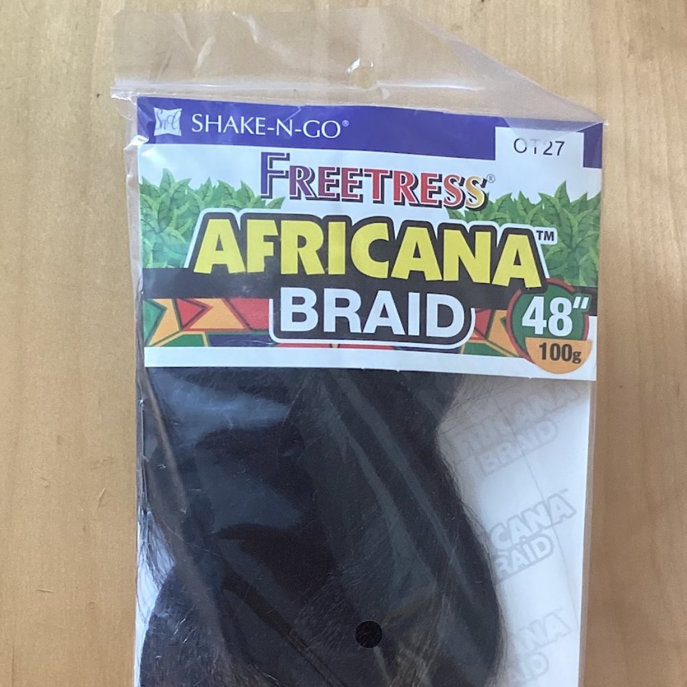 Unopened Africana Braid 48" Braiding Hair Color Ombre Dirty Blond and Dark Brown